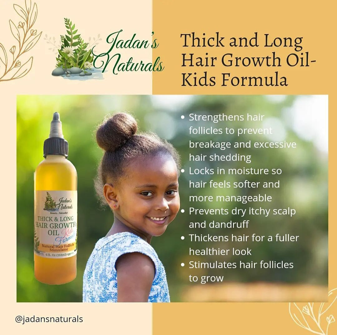 Thick & Long Hair Growth Oil Kids Formula